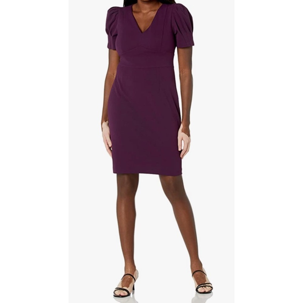 Knot Sleeve Sheath Dress